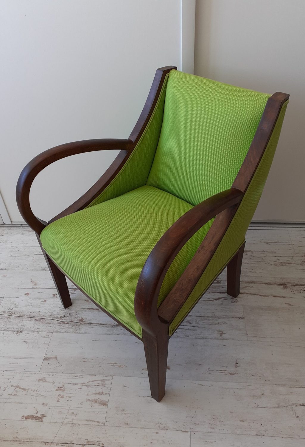 FAUTEUIL ANNEES 50 VERT (PHOTO 4)